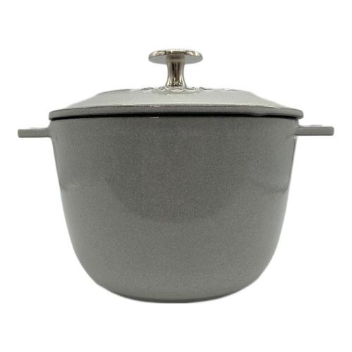 Staub (ストウブ) ラ ココット de GOHAN 16㎝ グレー