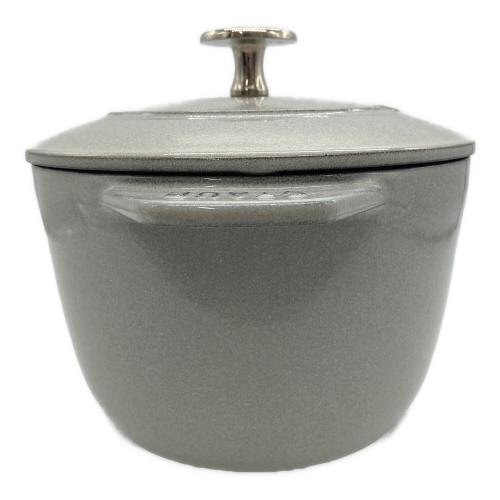 Staub (ストウブ) ラ ココット de GOHAN 16㎝ グレー