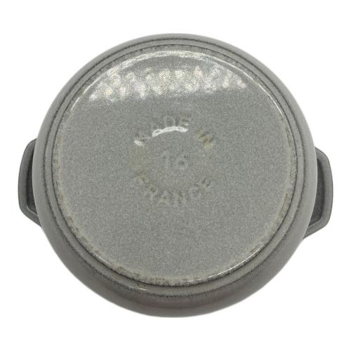 Staub (ストウブ) ラ ココット de GOHAN 16㎝ グレー