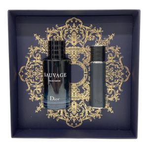 Christian Dior (クリスチャン ディオール) オードパルファム トラベルスプレーセット 100ml,10ml 残量80%-99% ソヴァージュ