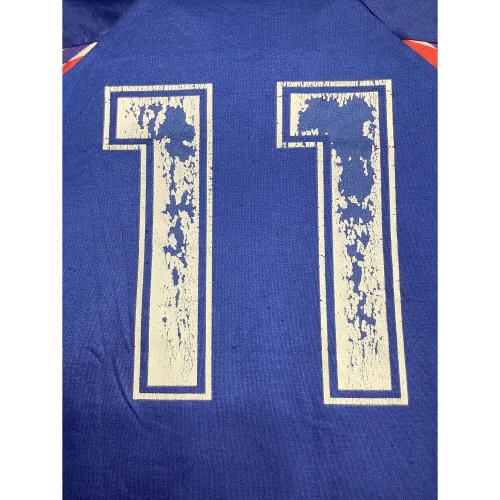 横浜F・マリノス (ヨコハマエフマリノス) サッカーユニフォーム ASR-1055 【11】/デサント時代 メンズ SIZE L ブルー