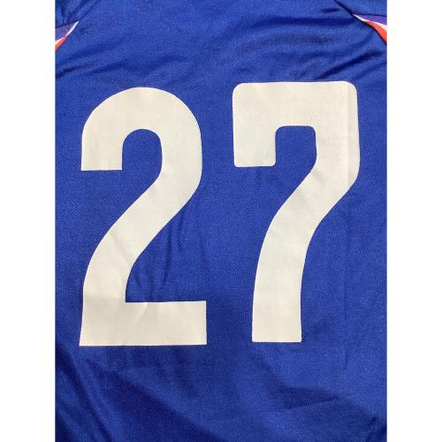 横浜F・マリノス (ヨコハマエフマリノス) サッカーユニフォーム ASR-1055 【27】/デサント時代/ メンズ SIZE O ブルー