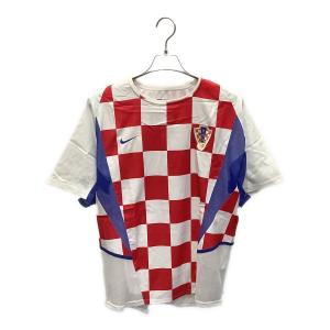NIKE (ナイキ) サッカーユニフォーム 2002年 ホーム・メッシュユニフォーム メンズ SIZE M レッド×ブルー