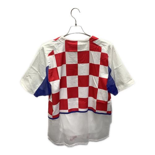 NIKE (ナイキ) サッカーユニフォーム 2002年 ホーム・メッシュユニフォーム メンズ SIZE M レッド×ブルー