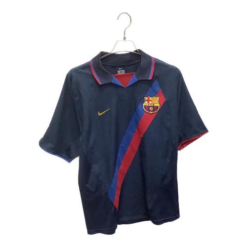 FCバルセロナ (エフシーバルセロナ) サッカーユニフォーム #126539 2002年 サッカー シーズンアウェイユニフォーム メンズ SIZE L ネイビー