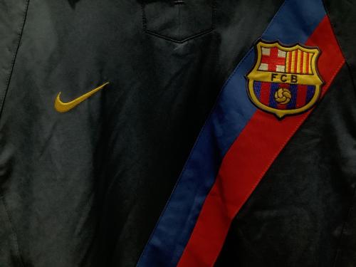FCバルセロナ (エフシーバルセロナ) サッカーユニフォーム #126539 2002年 サッカー シーズンアウェイユニフォーム メンズ SIZE L ネイビー