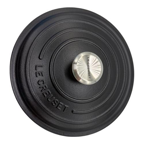 LE CREUSET (ルクルーゼ) 両手鍋 SIZE 20cm ブラック ココット・ロンド