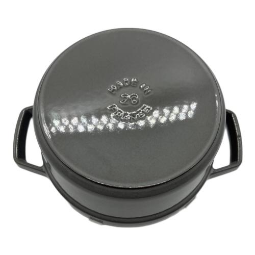 Staub (ストウブ) ピコ ココット ラウンド 20cm グレー
