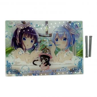 アイオウプラス　アクリルスタンド・アクリルパネル　チノ＆フユ＆あんこ アクリルプレート＜チノとフユのお風呂タイム＞ 「ご注文はうさぎですか BLOOM Rabbit House Tea Party 2022」