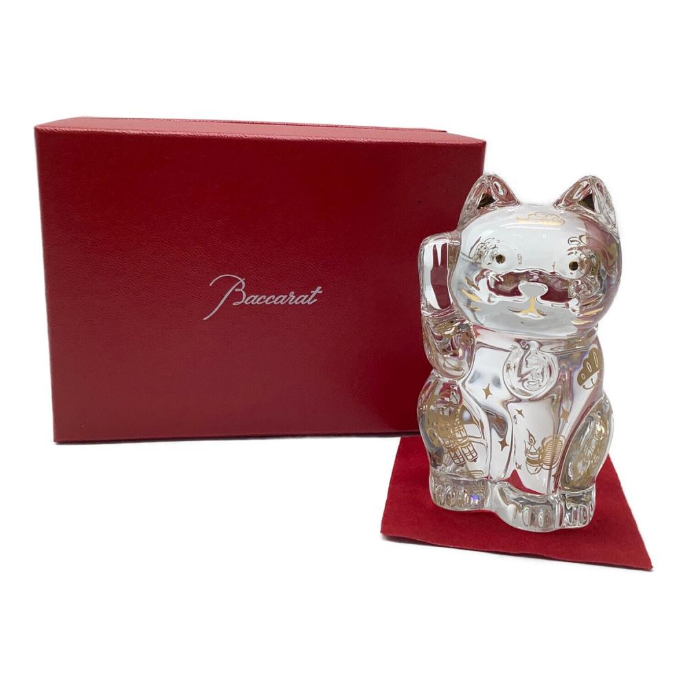 【新品箱入り】Baccarat バカラ まねき猫 宝づくし Baccarat (バカラ) まねき猫 宝づくし 2817757 箱付｜トレファクONLINE