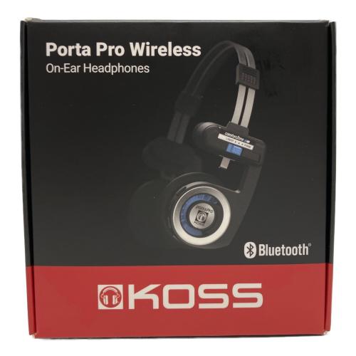 KOSS (コス) ワイヤレスヘッドホン porta pro wireless