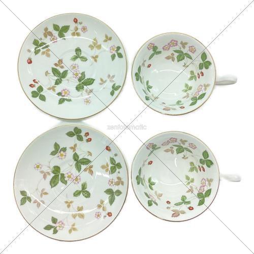 Wedgwood (ウェッジウッド) カップ&ソーサーセット ワイルドストロベリー