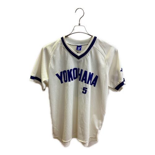 横浜大洋ホエールズ (ヨコハマタイヨウホエールズ) 野球ユニフォーム レプリカユニフォーム メンズ SIZE L ホワイト