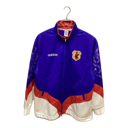 adidas (アディダス) ファイヤーパターン トラックジャケット AQ-2731 メンズ SIZE XL ブルー