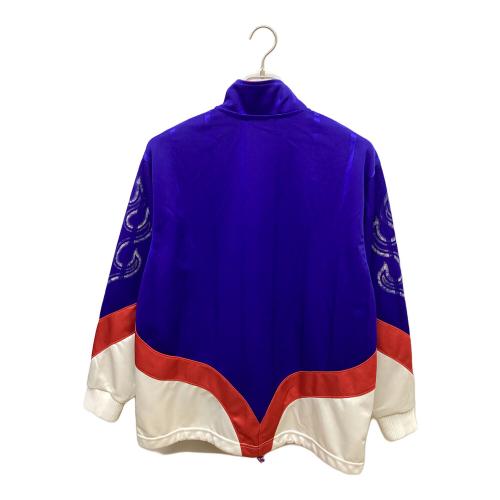 adidas (アディダス) ファイヤーパターン トラックジャケット AQ-2731 メンズ SIZE XL ブルー
