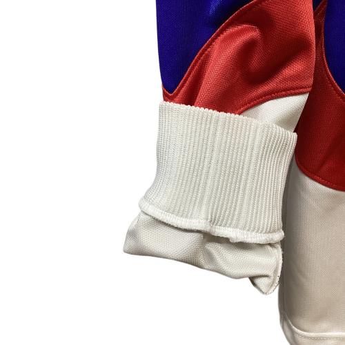 adidas (アディダス) ファイヤーパターン トラックジャケット AQ-2731 メンズ SIZE XL ブルー
