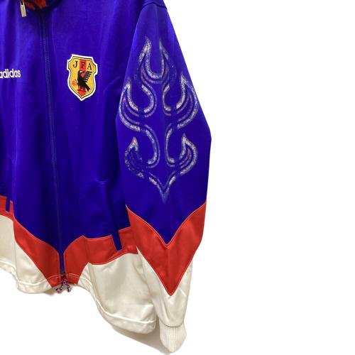 adidas (アディダス) ファイヤーパターン トラックジャケット AQ-2731 メンズ SIZE XL ブルー