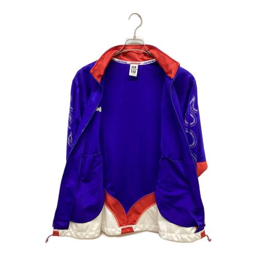 adidas (アディダス) ファイヤーパターン トラックジャケット AQ-2731 メンズ SIZE XL ブルー