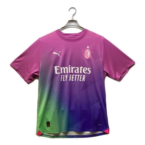 ACミラン (エーシーミラン) サッカーユニフォーム 23/24シーズンサード セリエAパッチ(右袖)付 レプリカ SIZE US XL パープル