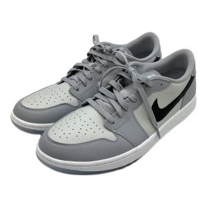 NIKE (ナイキ) ゴルフシューズ DD9315-002 AIR JORDAN 1 LOW G メンズ SIZE 29.5cm WOLF GREY/BLACK-PHOTON DUST