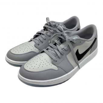 NIKE (ナイキ) ゴルフシューズ DD9315-002 AIR JORDAN 1 LOW G メンズ SIZE 29.5cm WOLF GREY/BLACK-PHOTON DUST
