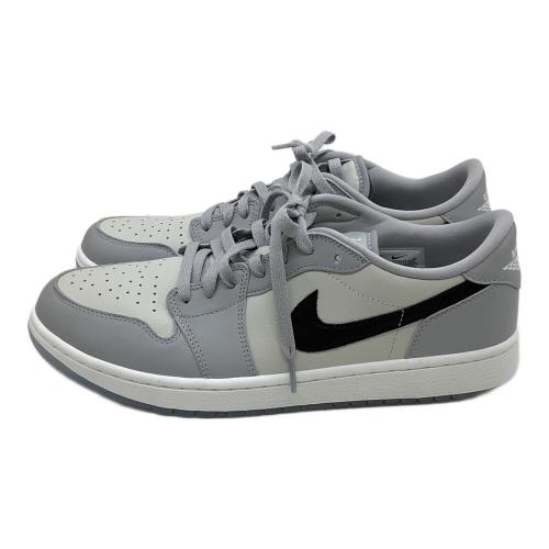 NIKE (ナイキ) ゴルフシューズ DD9315-002 AIR JORDAN 1 LOW G メンズ SIZE 29.5cm WOLF GREY/BLACK-PHOTON DUST