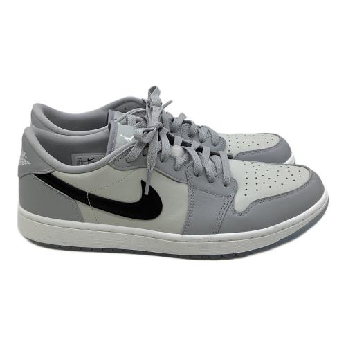 NIKE (ナイキ) ゴルフシューズ DD9315-002 AIR JORDAN 1 LOW G メンズ SIZE 29.5cm WOLF GREY/BLACK-PHOTON DUST
