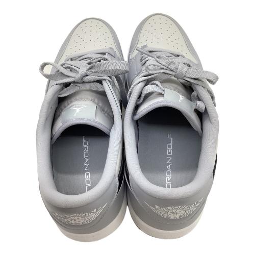 NIKE (ナイキ) ゴルフシューズ DD9315-002 AIR JORDAN 1 LOW G メンズ SIZE 29.5cm WOLF GREY/BLACK-PHOTON DUST