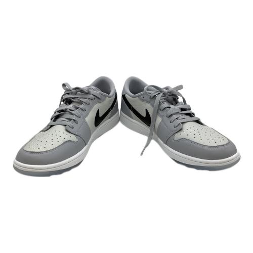 NIKE (ナイキ) ゴルフシューズ DD9315-002 AIR JORDAN 1 LOW G メンズ SIZE 29.5cm WOLF GREY/BLACK-PHOTON DUST