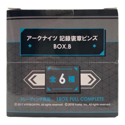 ソル・インターナショナル　『アークナイツ』記録褒章ピンズ BOX.B