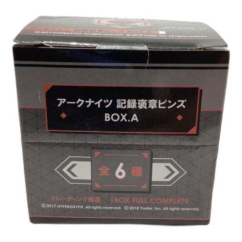 アークナイツ ピンズ 全6種セット 記録褒章ピンズ BOX.A