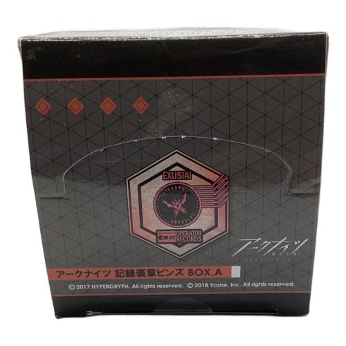 アークナイツ ピンズ 全6種セット 記録褒章ピンズ BOX.A