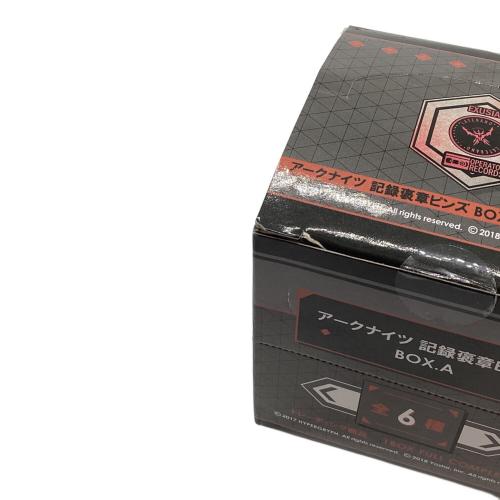 アークナイツ ピンズ 全6種セット 記録褒章ピンズ BOX.A