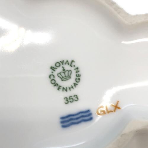 ROYAL COPENHAGEN (ロイヤル・コペンハーゲン) オーバルディッシュ オレンジ カラーエレメンツ