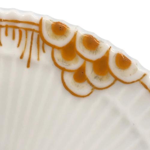 ROYAL COPENHAGEN (ロイヤル・コペンハーゲン) オーバルディッシュ オレンジ カラーエレメンツ