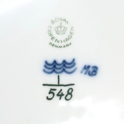 ROYAL COPENHAGEN (ロイヤル・コペンハーゲン) リーフディッシュ ブルーフルーテッド