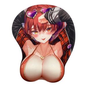 ホロライブ 宝鐘マリン あかさあいイラスト マウスパッド