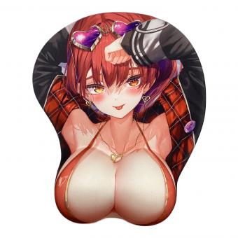 ホロライブ 宝鐘マリン あかさあいイラスト マウスパッド