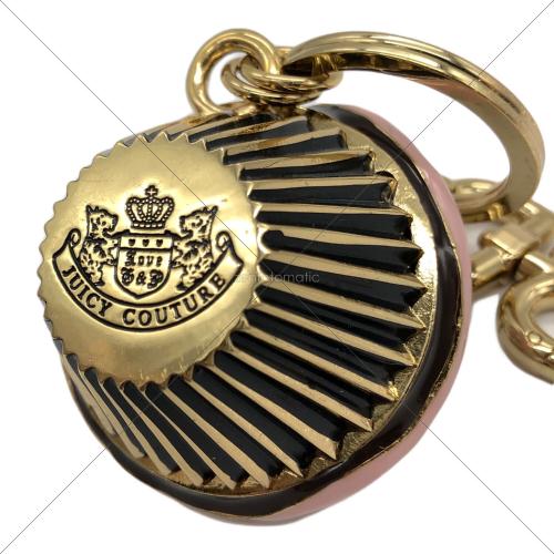 JUICY COUTURE (ジューシークチュール) カップケーキモチーフキーホルダー ピンク