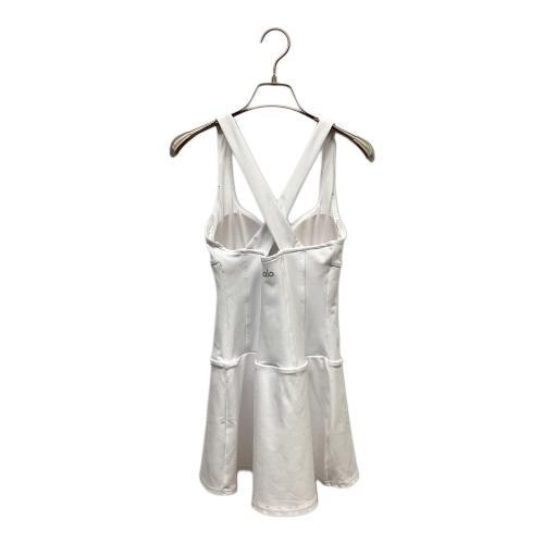 alo (アロ) テニスウェア W8356R スパークス フライ コルセット テニスドレス レディース SIZE XS ホワイト