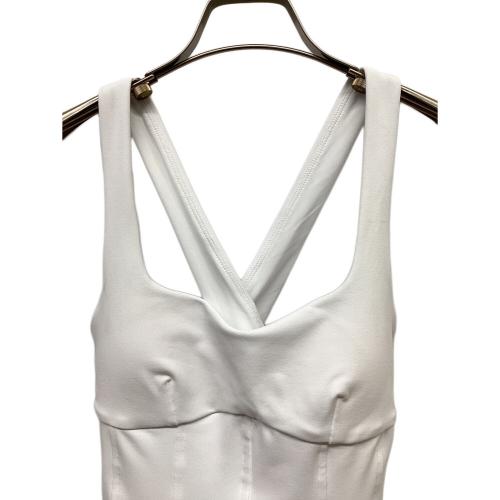 alo (アロ) テニスウェア W8356R スパークス フライ コルセット テニスドレス レディース SIZE XS ホワイト