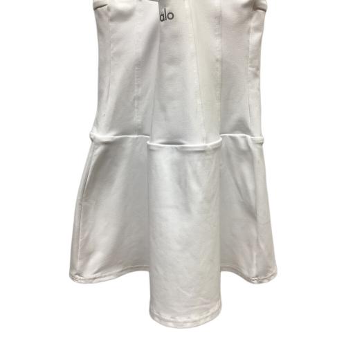 alo (アロ) テニスウェア W8356R スパークス フライ コルセット テニスドレス レディース SIZE XS ホワイト