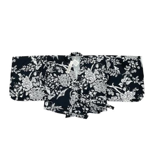CINEMATIQ　2WAYセパレート浴衣　作り帯付　レディース　SIZE LLL　ブラック