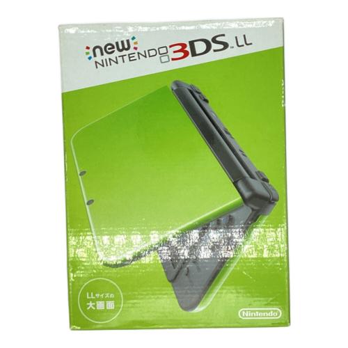 Nintendo New 3DS LL RED-001 ライム×ブラック