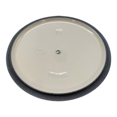 LE CREUSET (ルクルーゼ) 両手鍋 18㎝ ホワイト マルミット