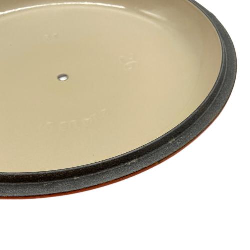 LE CREUSET (ルクルーゼ) 両手鍋 ビュッフェ・キャセロール SIZE 26cm オレンジ