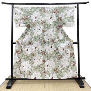 浴衣　レディース　グリーン　和装