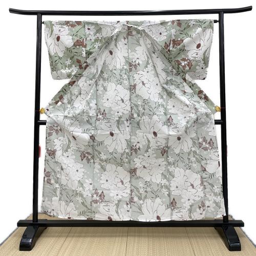 浴衣　レディース　グリーン　和装
