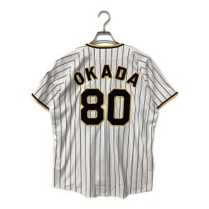 阪神タイガース (ハンシンタイガース) 	岡田彰布【80】 2022～2024年ホーム 応援グッズ SIZE M ホワイト
