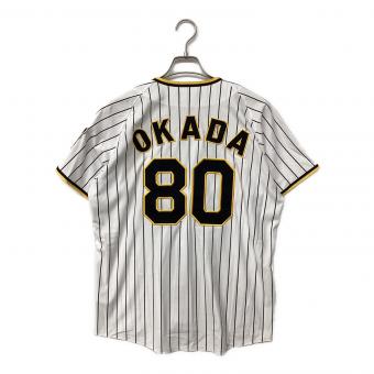 阪神タイガース (ハンシンタイガース) 	岡田彰布【80】 2022～2024年ホーム 応援グッズ SIZE M ホワイト